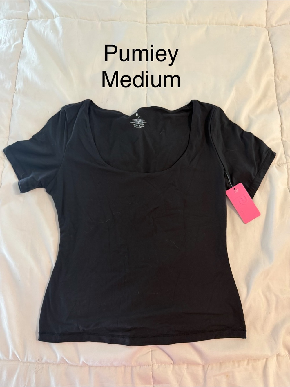 Two Pumiey Short Sleeve Tops